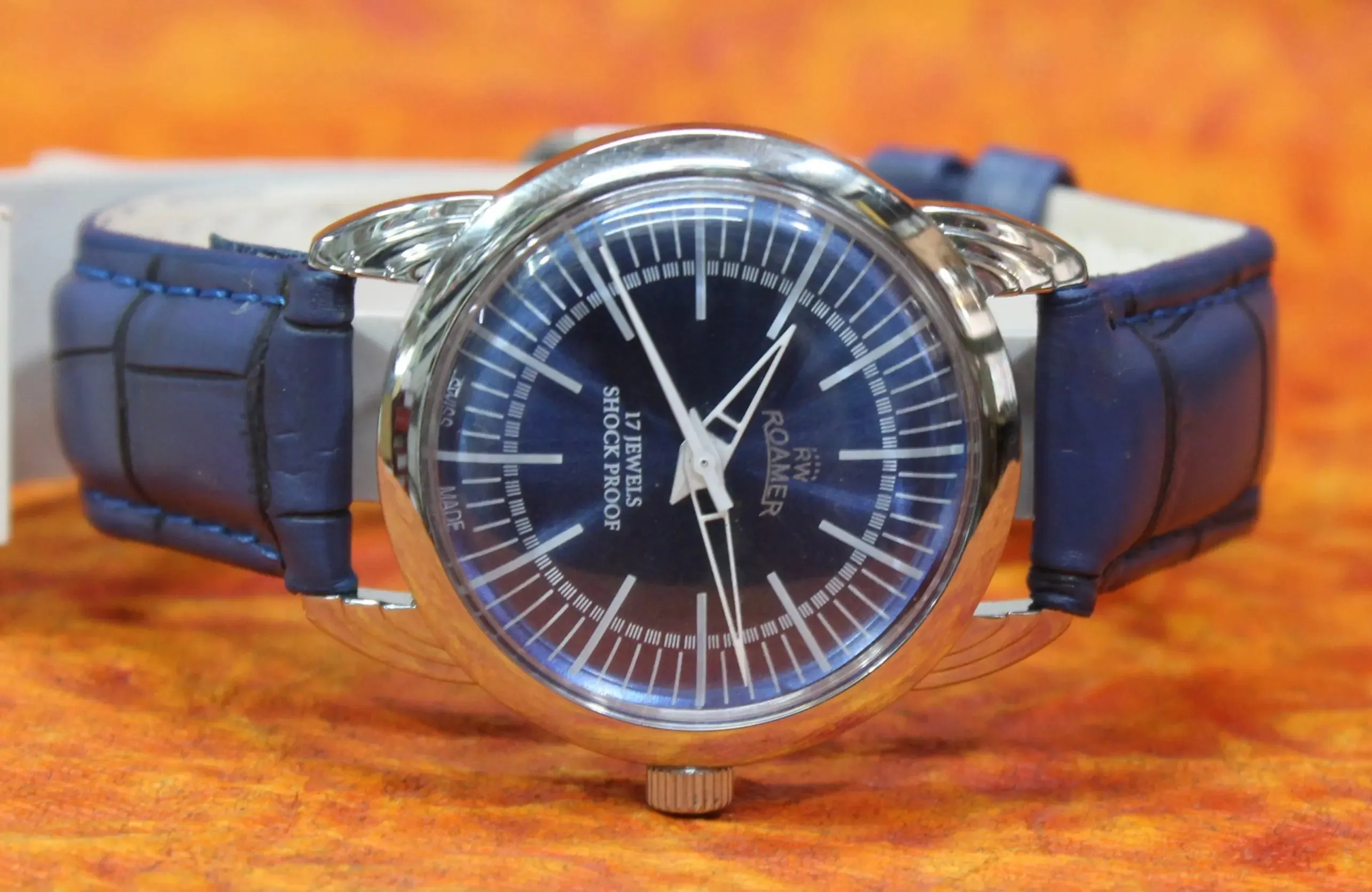 Hand Winding Watch Roamer Vintage 17 Jewels FHF ST96 Mechanical Swiss Made