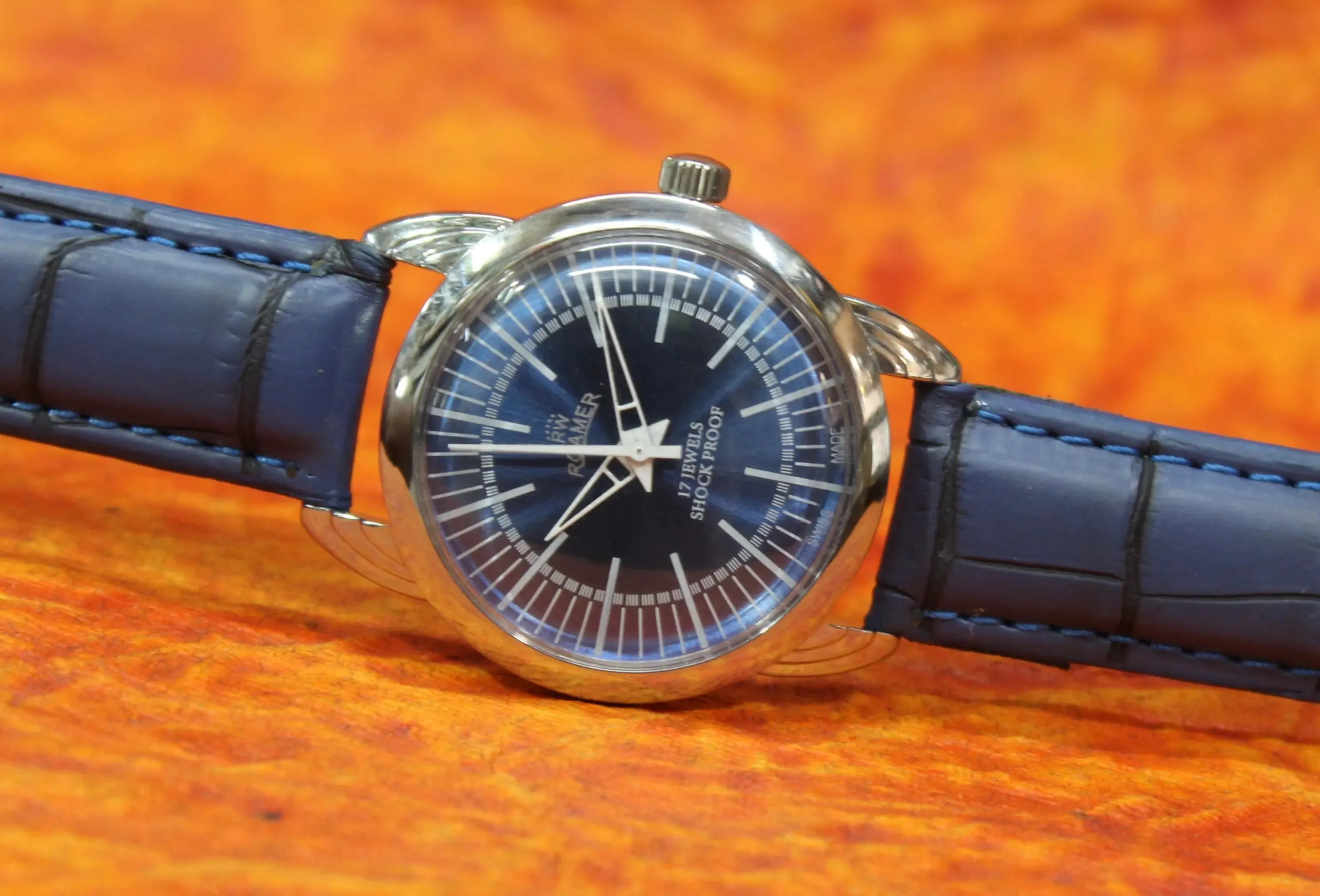 Hand Winding Watch Roamer Vintage 17 Jewels FHF ST96 Mechanical Swiss Made