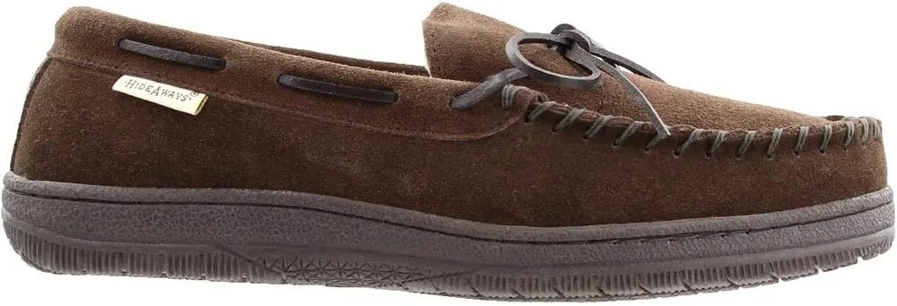 Hideaways by LB Evans Mens Morgan Moccasin Casual Slippers Casual - Brown