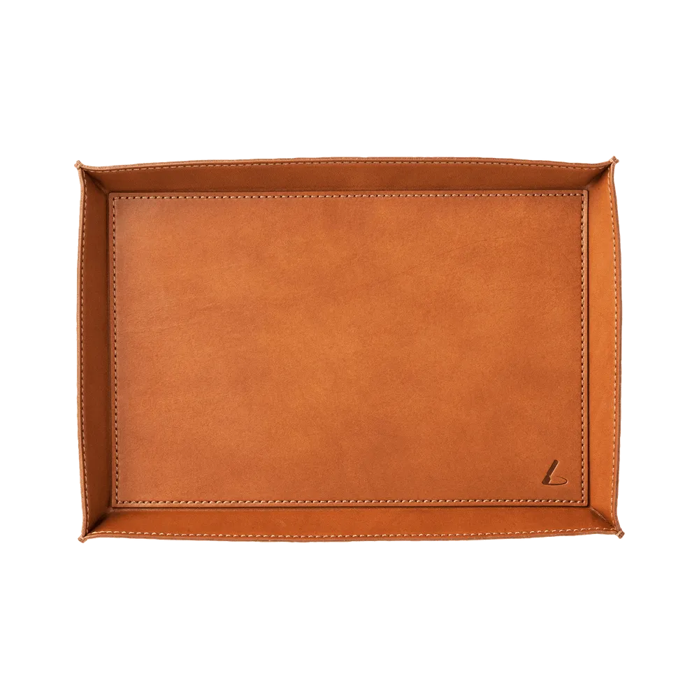 Home Collection Leather Tray (L)