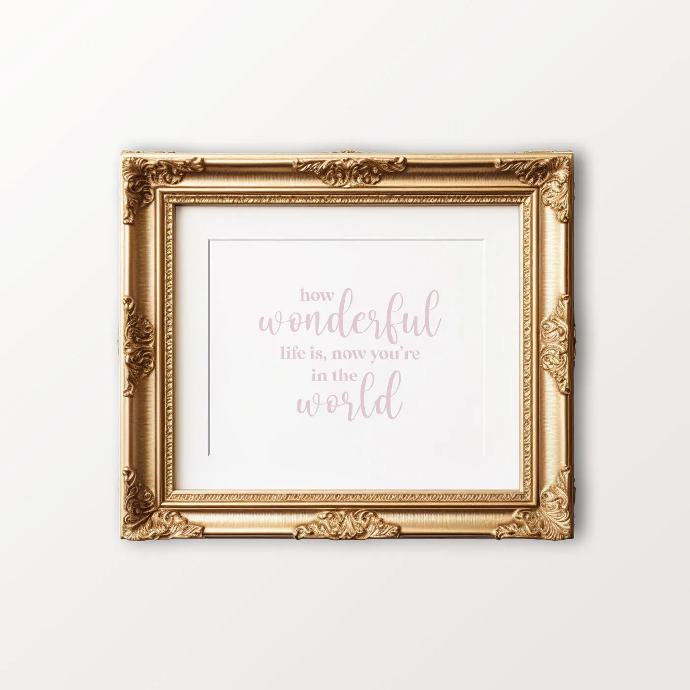 How Wonderful Digital Wall Art
