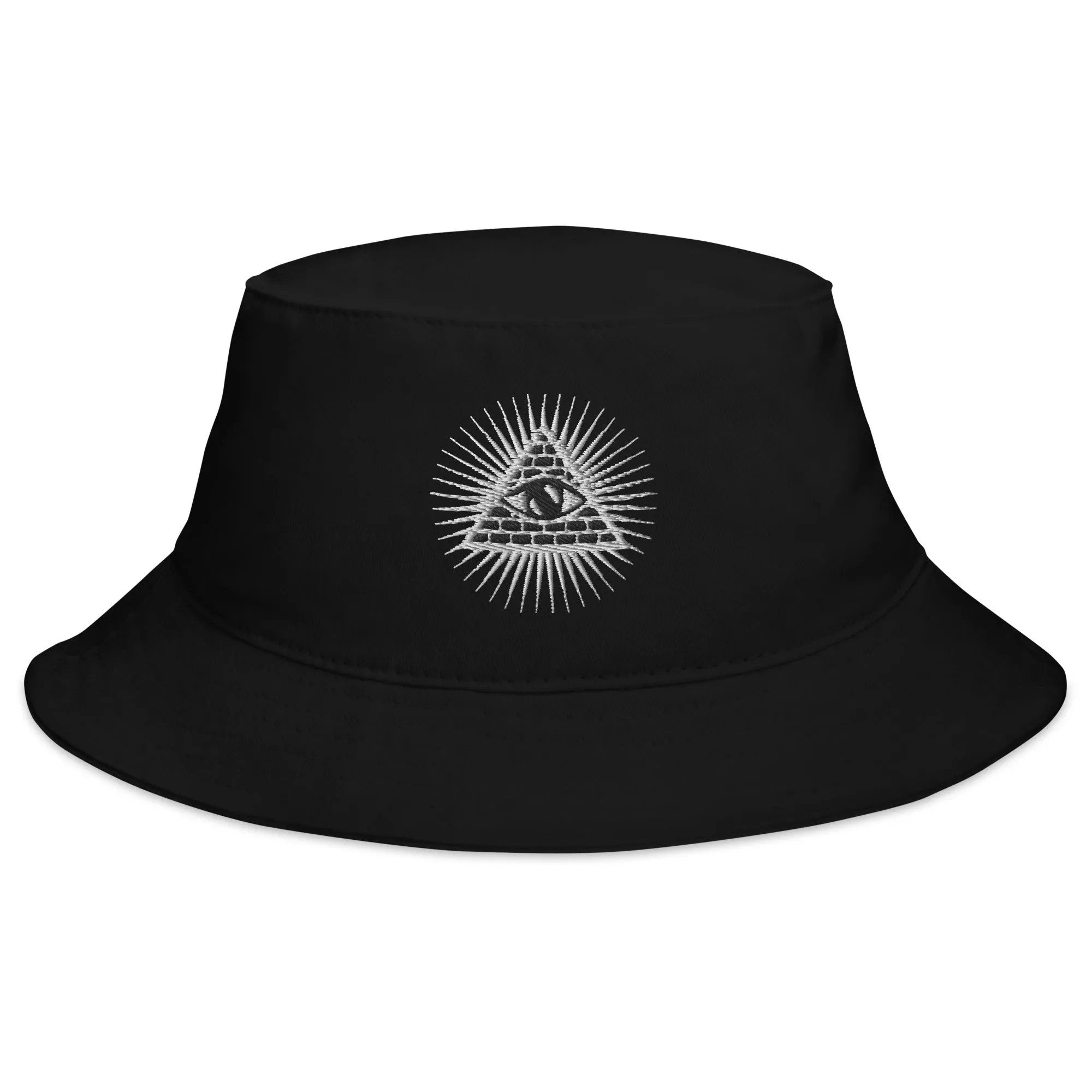 Illuminati All Seeing Psychic Eye Embroidered Bucket Hat