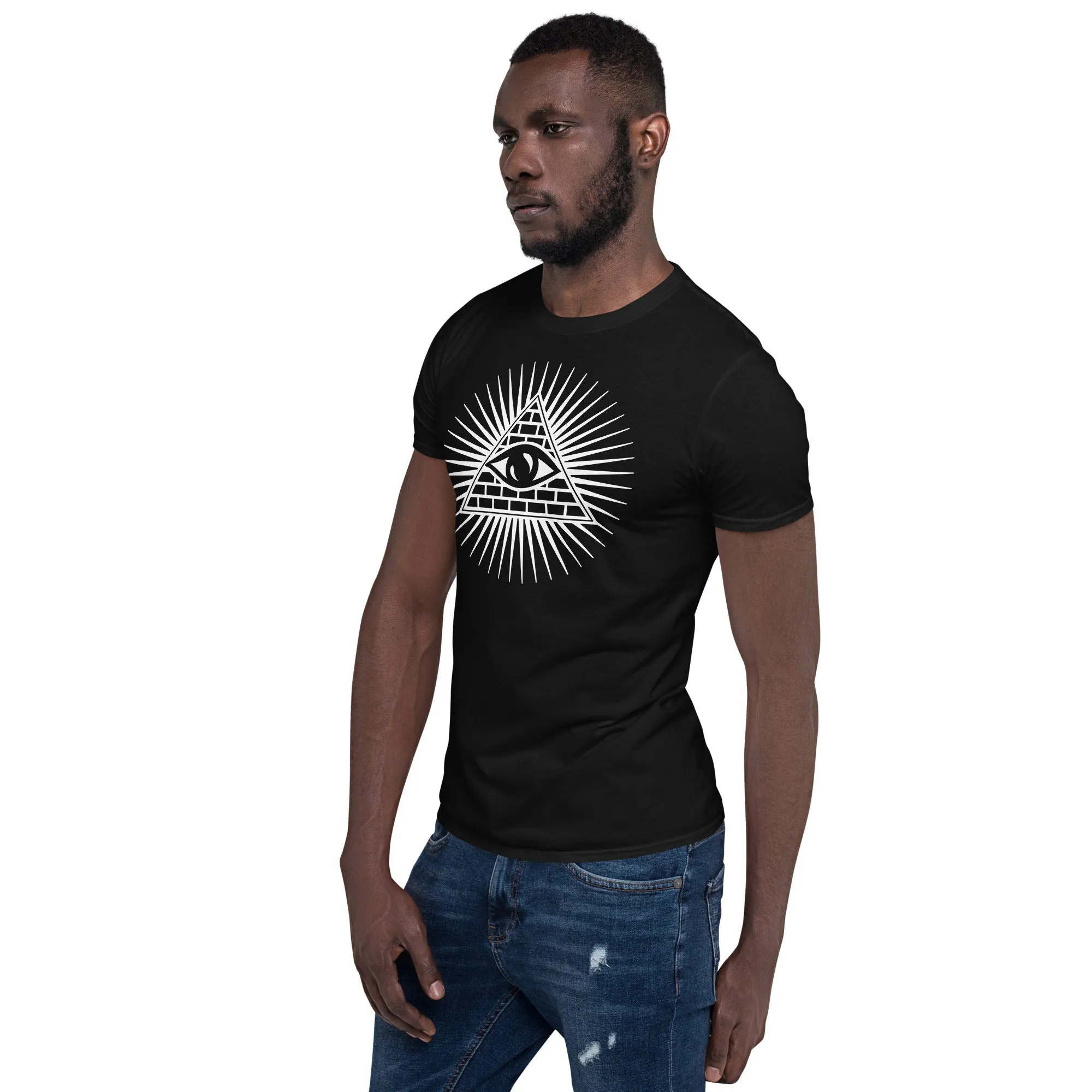 Illuminati All Seeing Psychic Eye Men's Short-Sleeve T-Shirt
