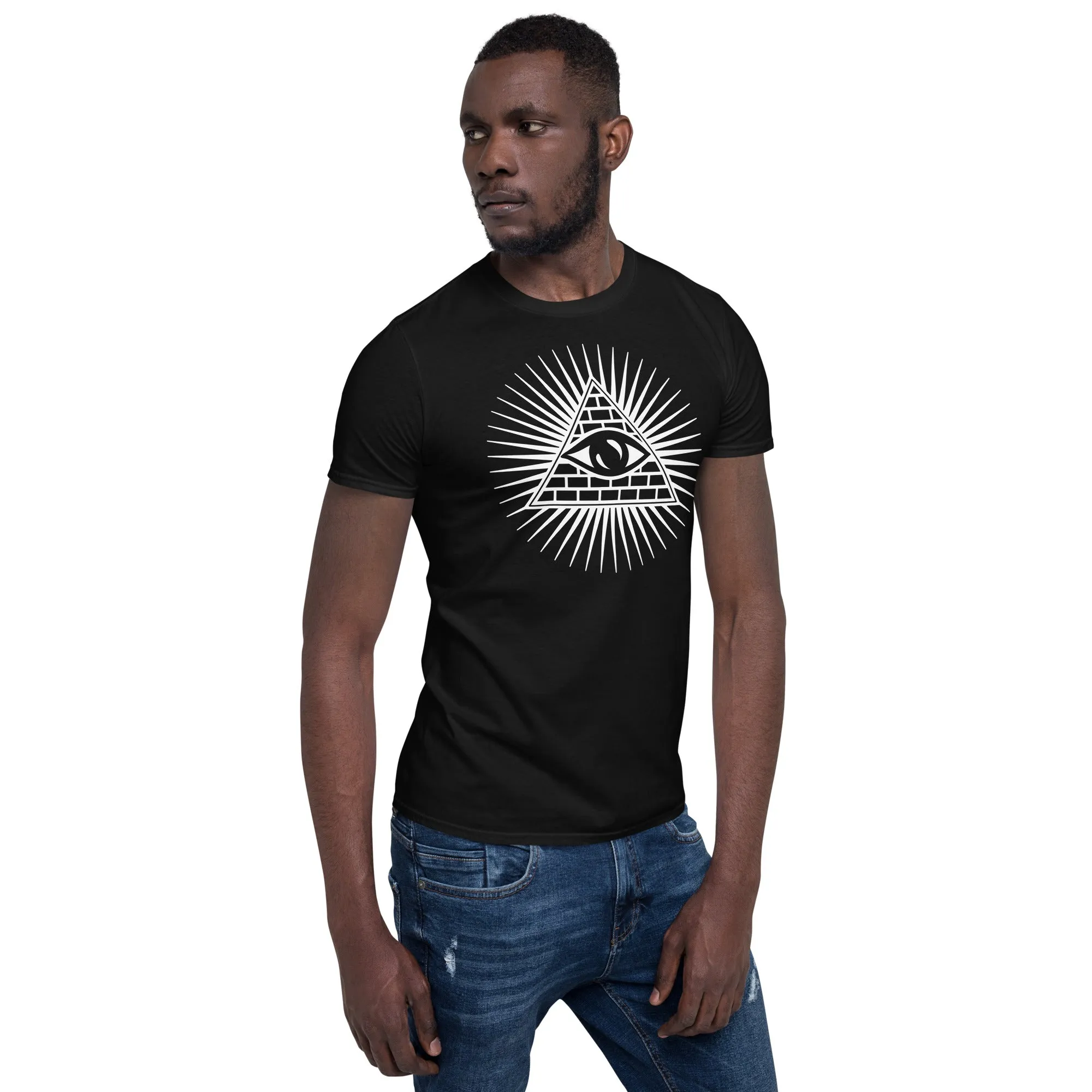 Illuminati All Seeing Psychic Eye Men's Short-Sleeve T-Shirt