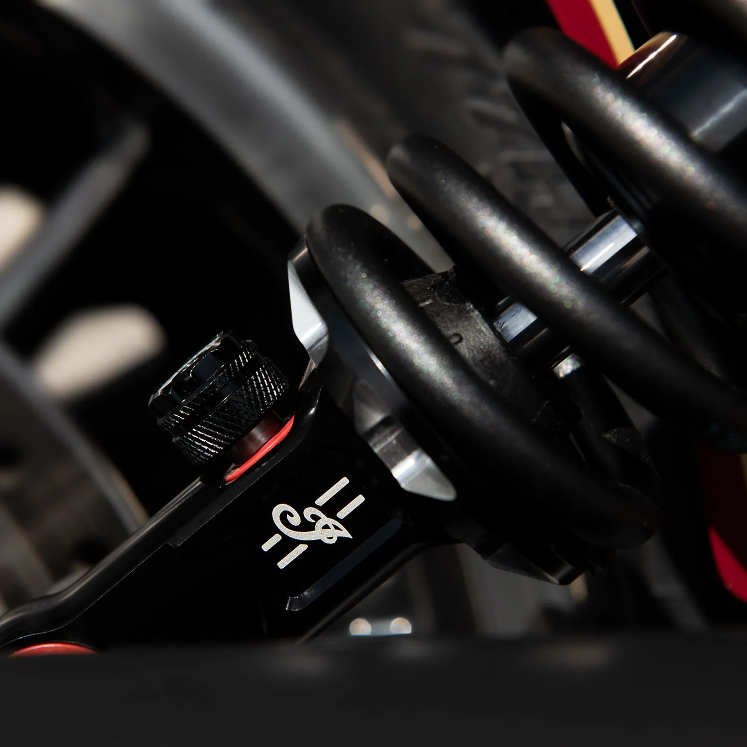 Indian Pre-Loaded Performance Shocks, Pair -Black