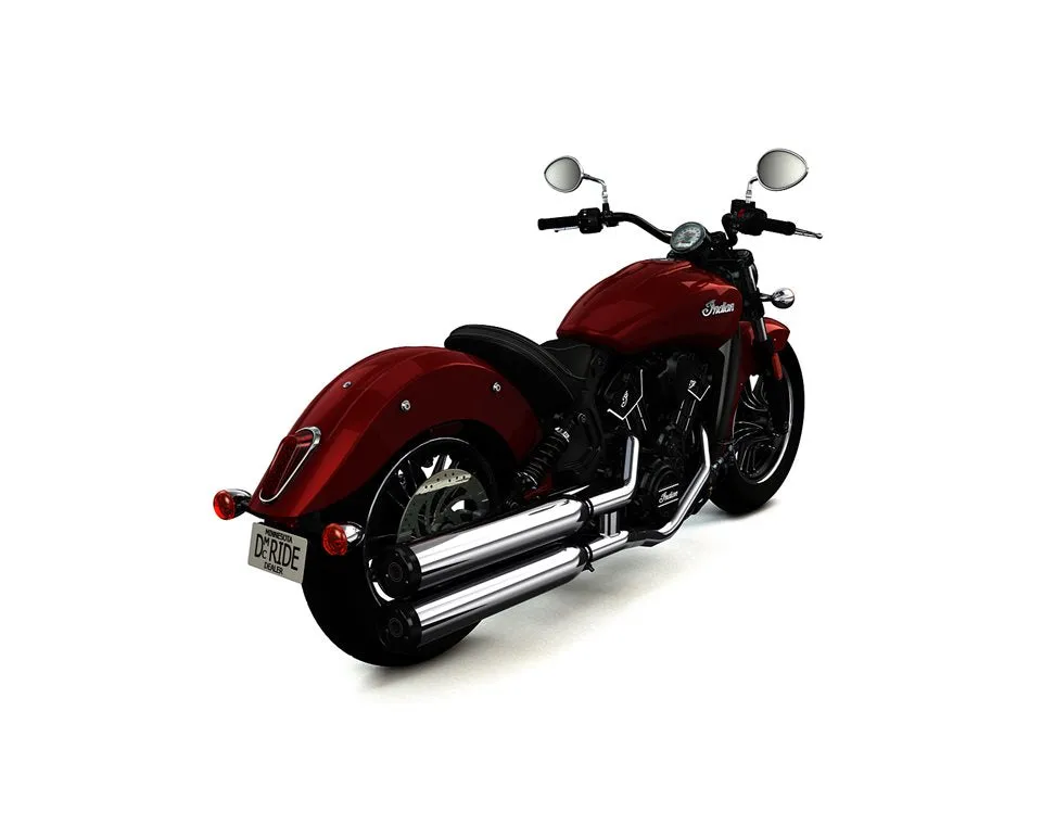 Indian Pre-Loaded Performance Shocks, Pair -Black