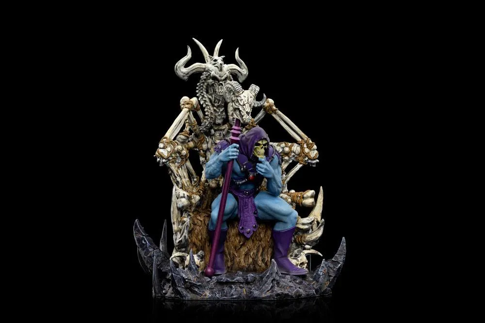 IRON STUDIO - Masters of the Universe - Art Scale DeLuxe Statue 1:10 Skeletor on Thrones DeLuxe