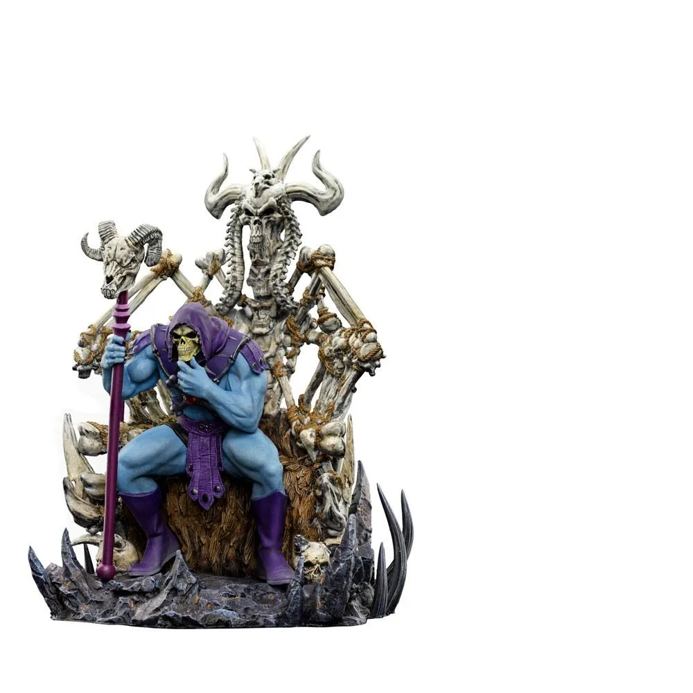IRON STUDIO - Masters of the Universe - Art Scale DeLuxe Statue 1:10 Skeletor on Thrones DeLuxe