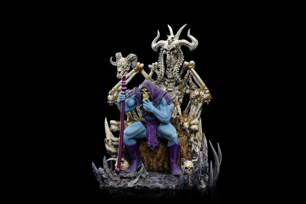 IRON STUDIO - Masters of the Universe - Art Scale DeLuxe Statue 1:10 Skeletor on Thrones DeLuxe