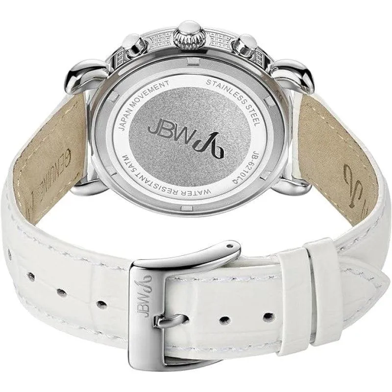 JBW Luxury Victory 16 Diamonds Mother of Pearl Chronograph Women's Watch - JB-6210L-Q