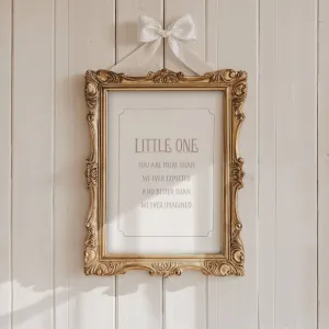 Little One Digital Wall Art