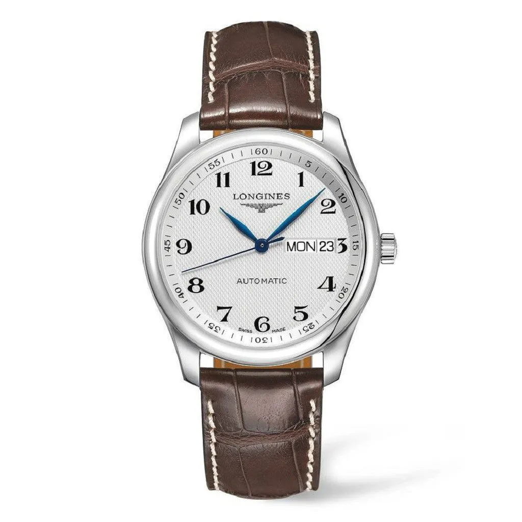 Longines Master Collection Men's Brown Leather Strap Watch L27554783