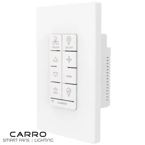 MALTA Dimmable Light Smart Wall Switch For Ceiling Fans(1-Gang), Works with Amazon Alexa, Google Assistant, and Siri Shortcuts