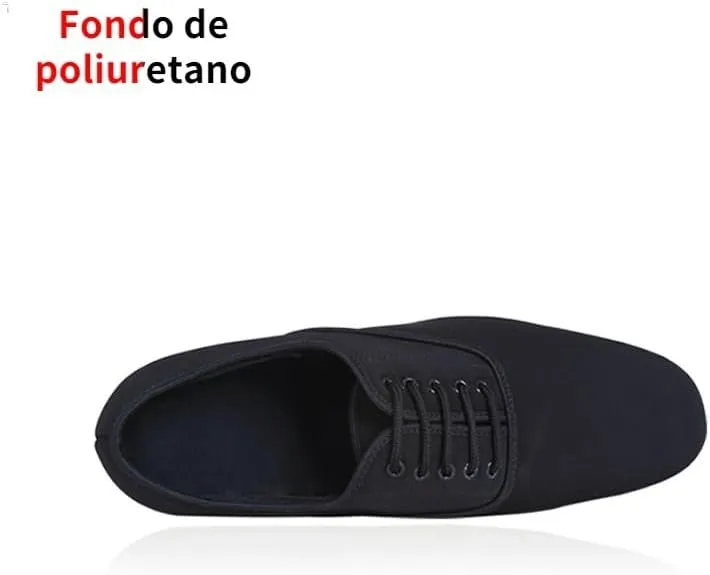 Men's Latin Dance Shoes Oxford Men Latin Dance Shoes Jazz Adult Ballroom Salsa Dancing Shoes for Men Black Training Modern Dance Sneakers