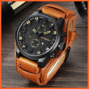 Men'S Watches Top Brand Luxury Fashion Casual Business Quartz Watch | Waterproof Chronograph Mens Wristwatch