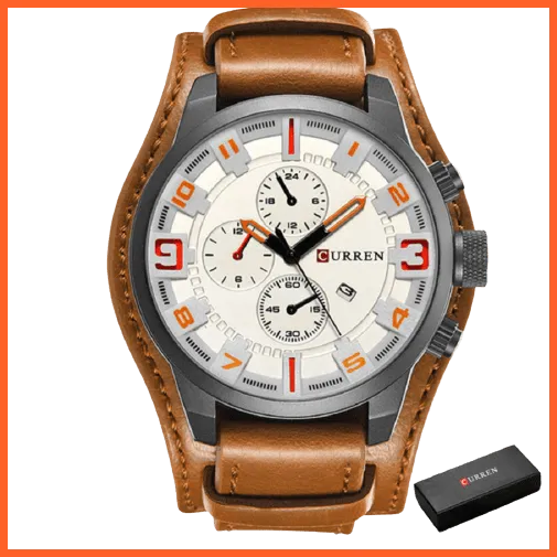 Men'S Watches Top Brand Luxury Fashion Casual Business Quartz Watch | Waterproof Chronograph Mens Wristwatch