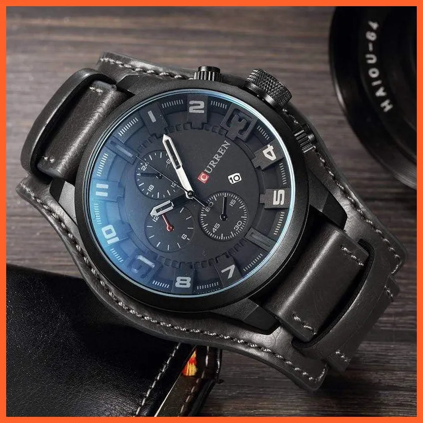 Men'S Watches Top Brand Luxury Fashion Casual Business Quartz Watch | Waterproof Chronograph Mens Wristwatch