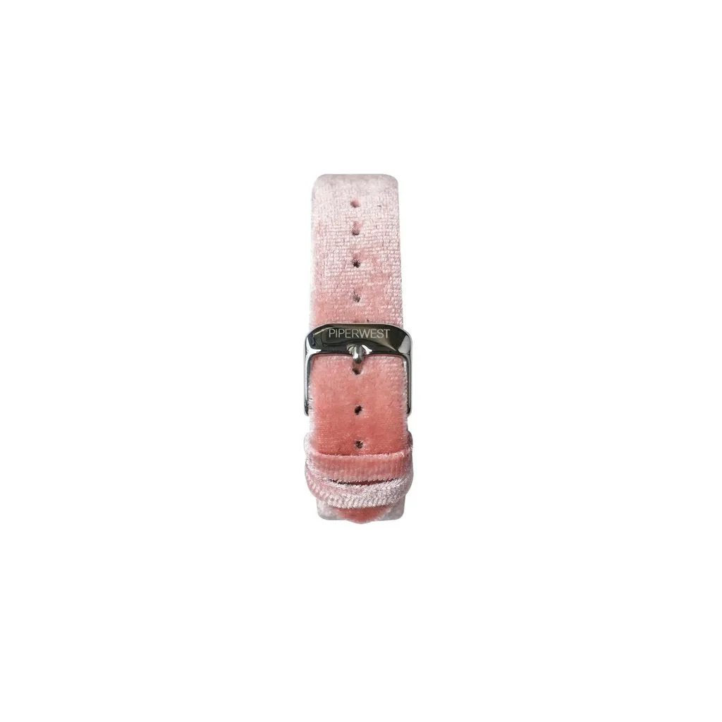 MINI DUO MINIMALIST 32MM SILVER/ROSE GOLD/PINK VELVET