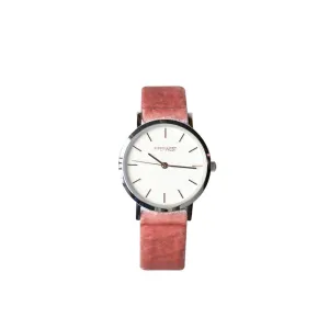 MINI DUO MINIMALIST 32MM SILVER/ROSE GOLD/PINK VELVET