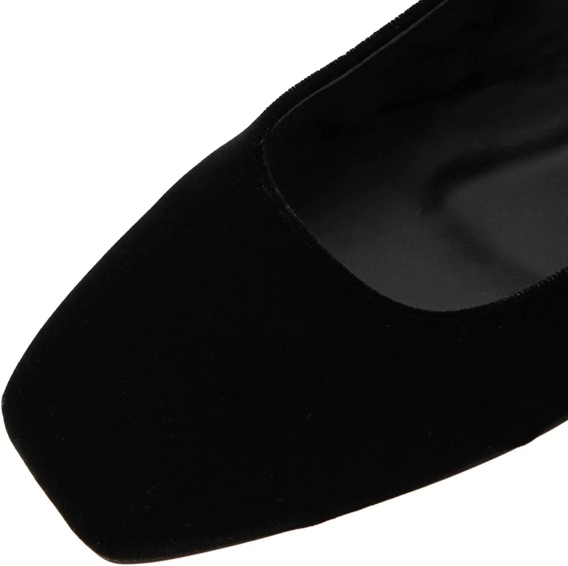 miss left Women's Adorable Closed Square Toe Mary Jane Flats Adjustable Strap Buckle Ballet Flat Comfort Dance Ballroom Shoes Size 4-16 US