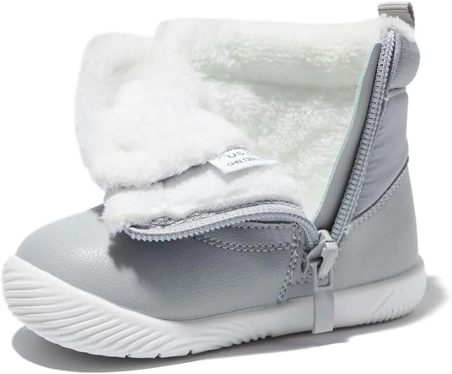 Newsonet Toddler Winter Snow Boots Boys Girls Cold Weather Baby Faux Fur Shoes (Infant/Toddler/)