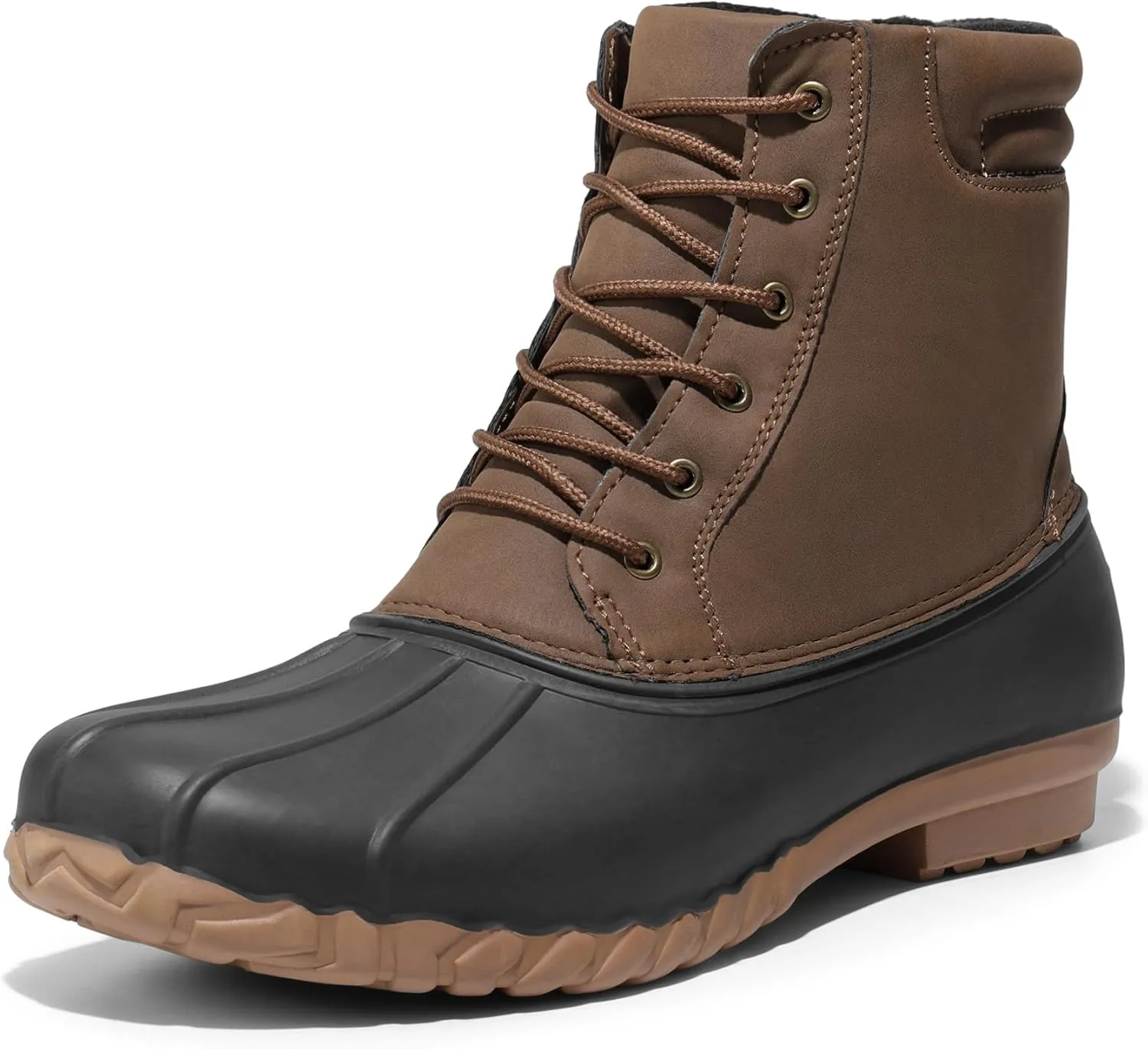 NORTIV 8 Men's Duck Boots Snow Winter Classic Insulated Waterproof Shell Boot
