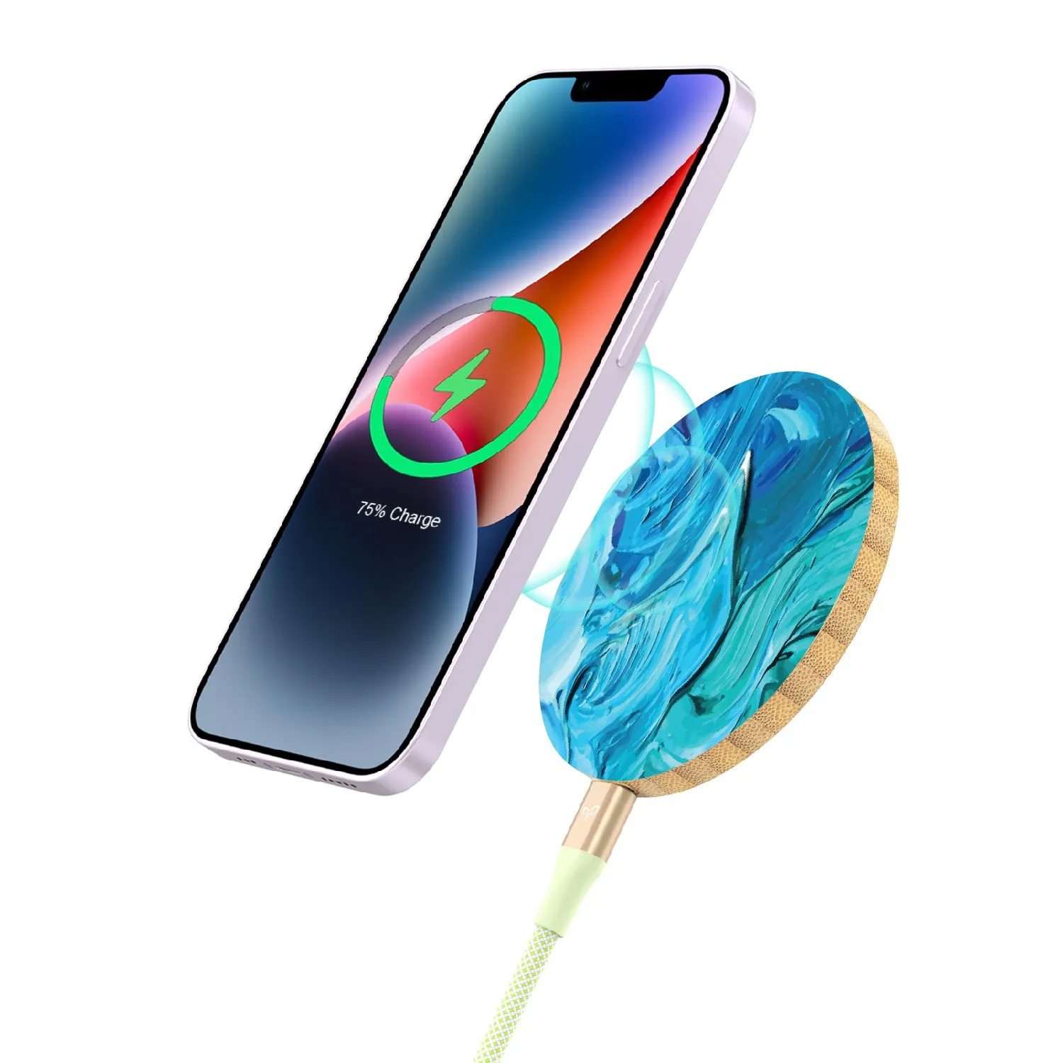 Oceanswept - Bamboo Wireless Charger