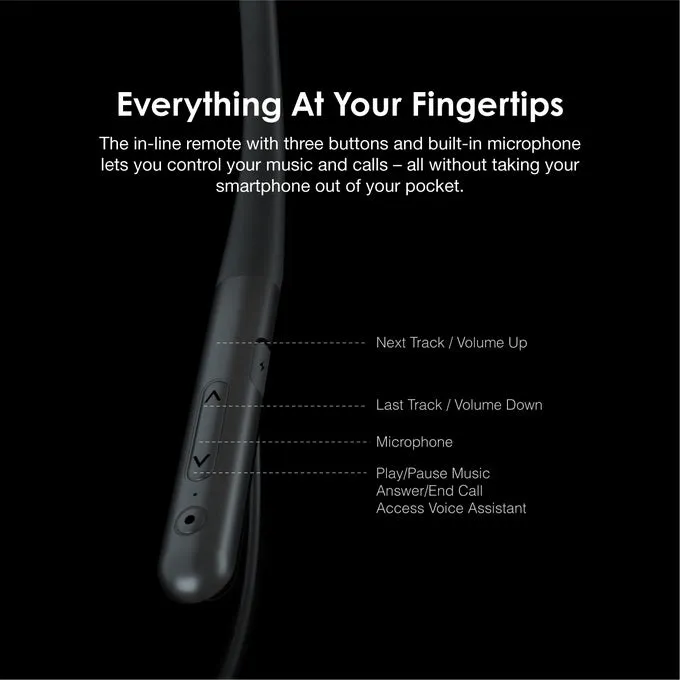 oraimo Necklace 3 Lite Neckband Wireless Earphone