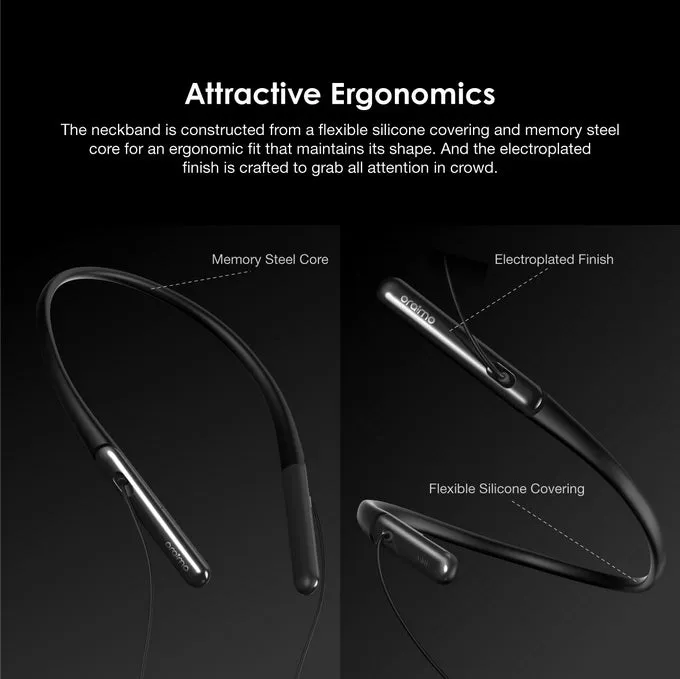 oraimo Necklace 3 Lite Neckband Wireless Earphone