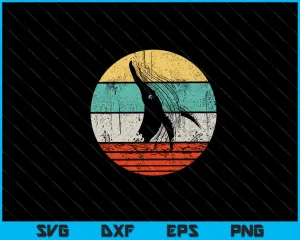 Orca Retro Style Svg Cutting Printable Files