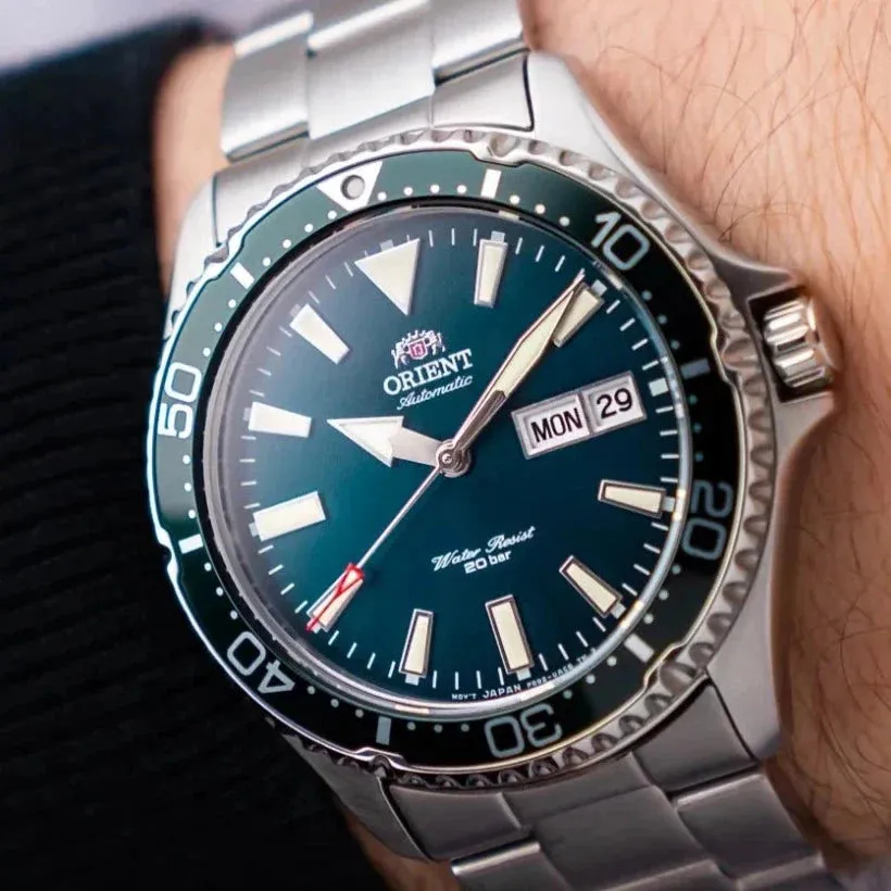 Orient Kamasu Mako III Men's Silver Watch RA-AA0004E39B