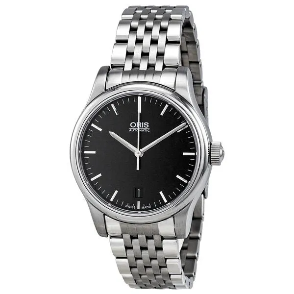 Oris Classic Date Automatic Black Dial Men's Watch 733-7578-4054MB