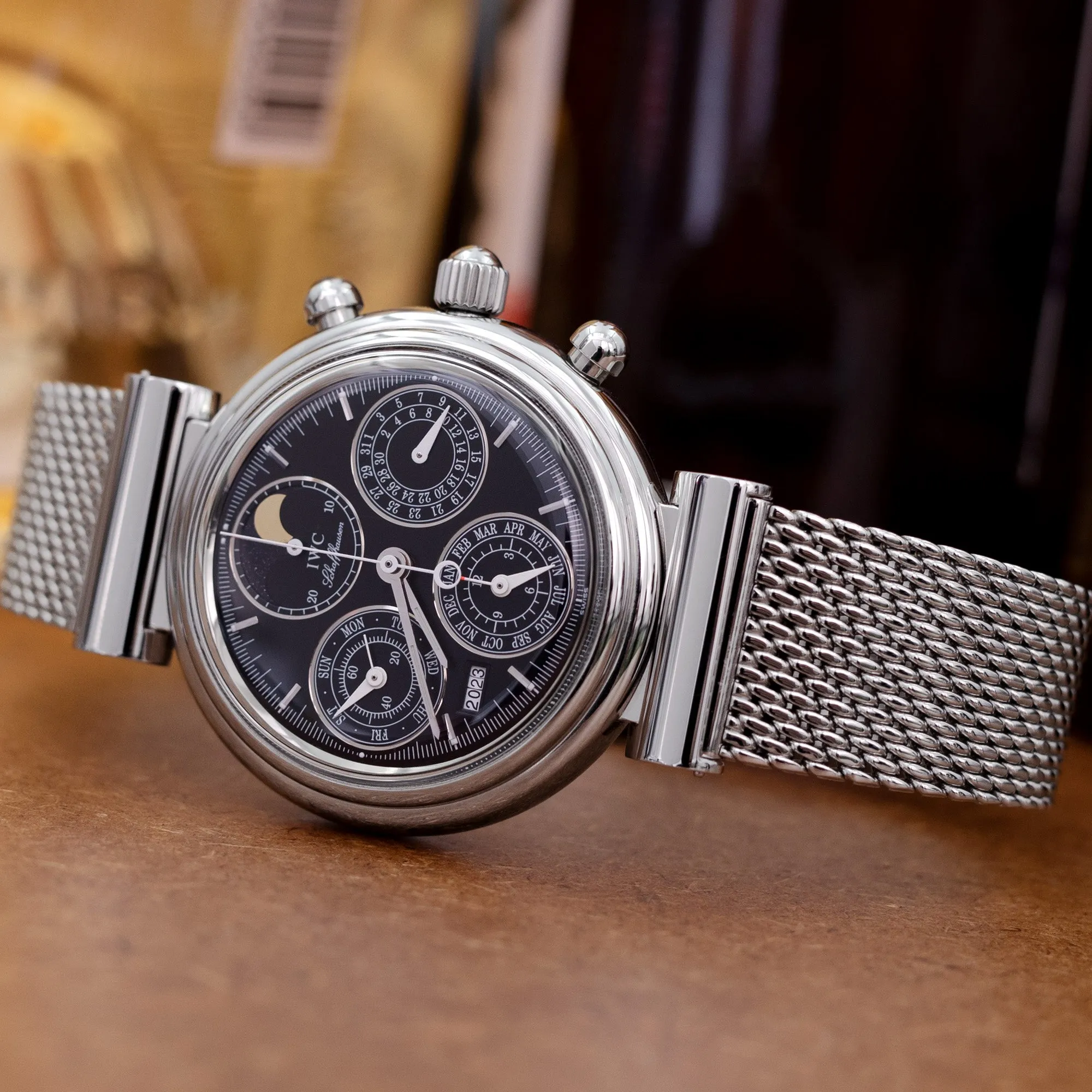 Quick Release Tapered Milanese Mesh Watch Band, 18mm, 19mm, 20mm, 21mm or 22mm, Polished