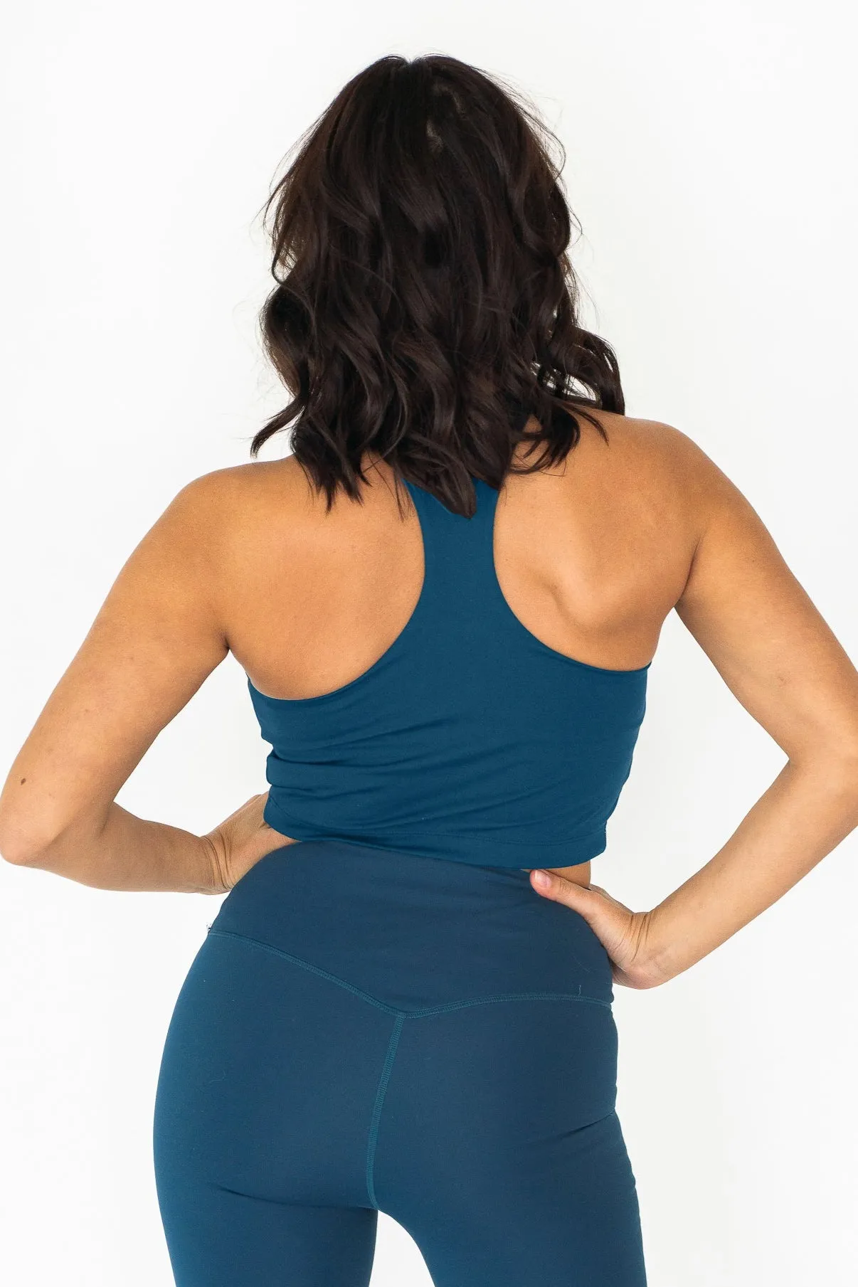Racer Back Tank | Teal