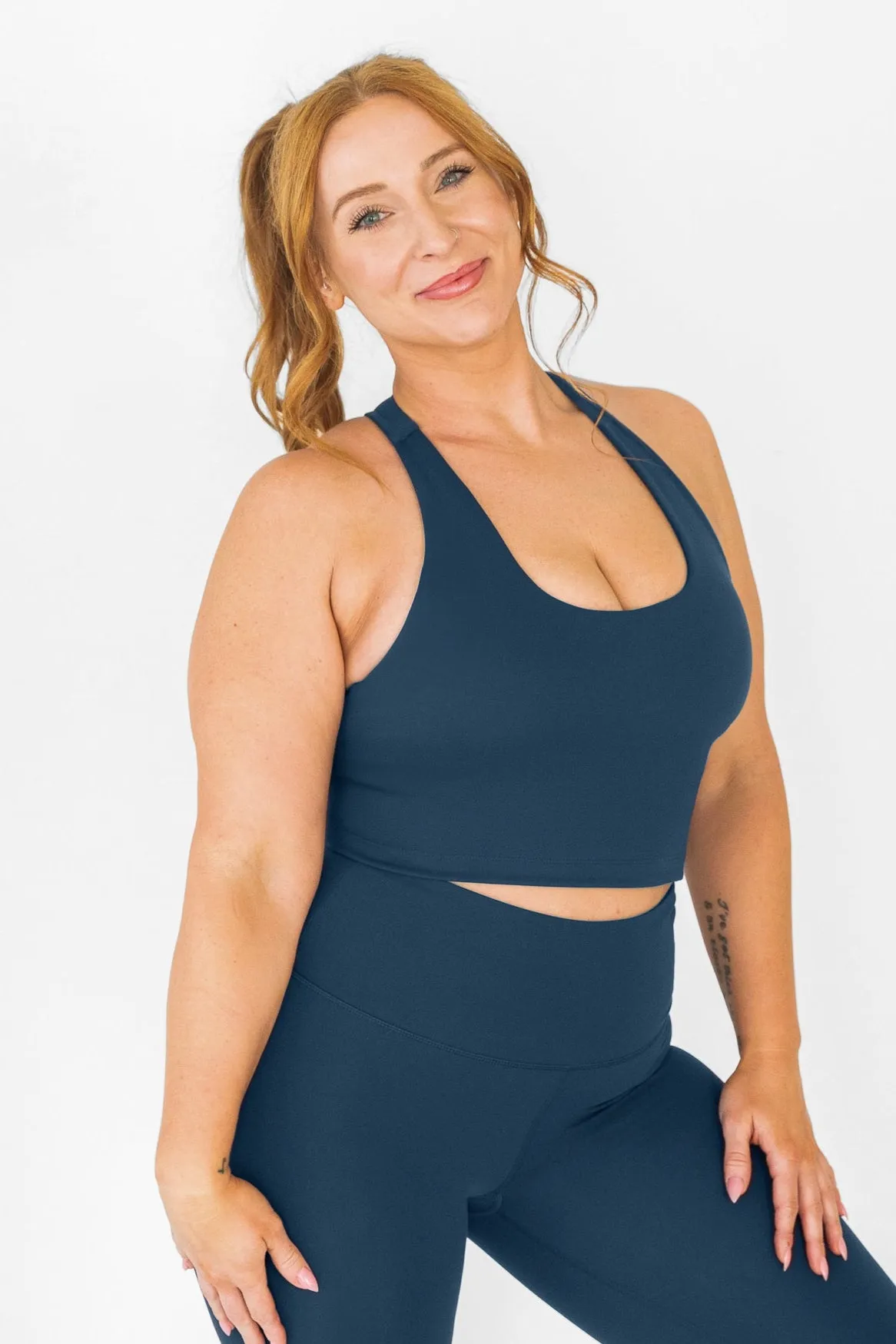 Racer Back Tank | Teal
