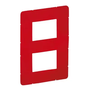 Red 300mm Digital 8 Sail Number Slanted With Notch