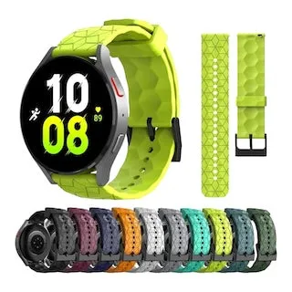 Replacement Silicone Football Pattern Watch Straps compatible with most Watches