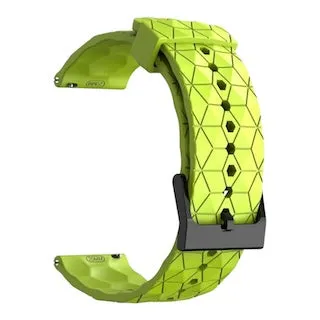 Replacement Silicone Football Pattern Watch Straps compatible with most Watches