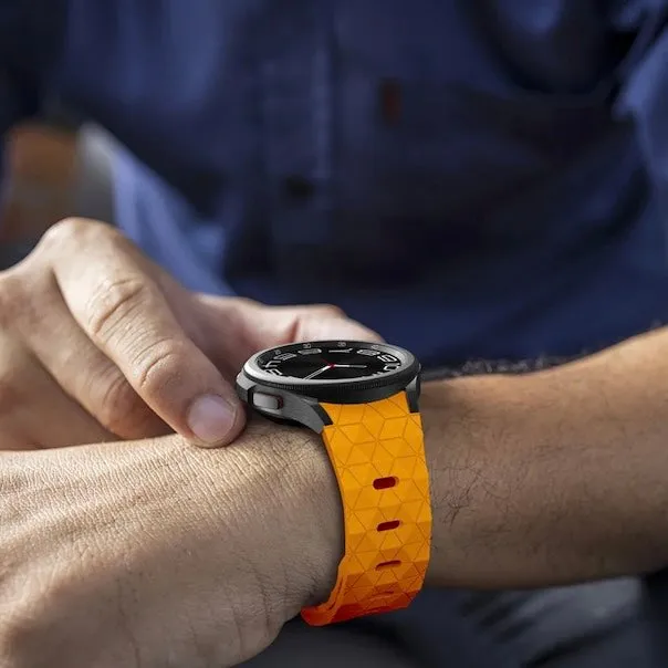 Replacement Silicone Football Pattern Watch Straps compatible with most Watches