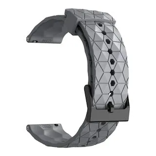 Replacement Silicone Football Pattern Watch Straps compatible with most Watches