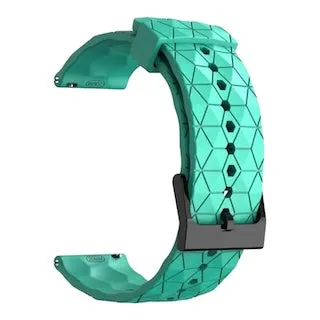 Replacement Silicone Football Pattern Watch Straps compatible with most Watches