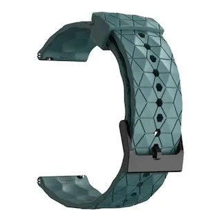 Replacement Silicone Football Pattern Watch Straps compatible with most Watches
