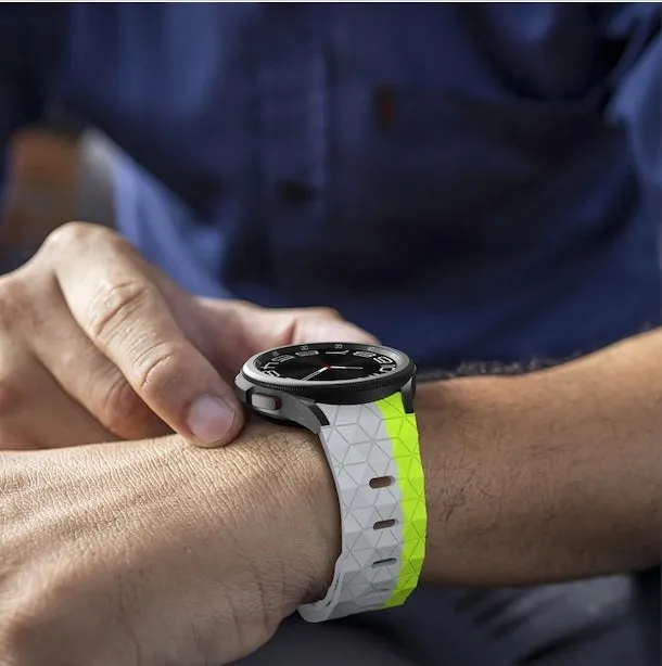 Replacement Silicone Football Pattern Watch Straps compatible with most Watches