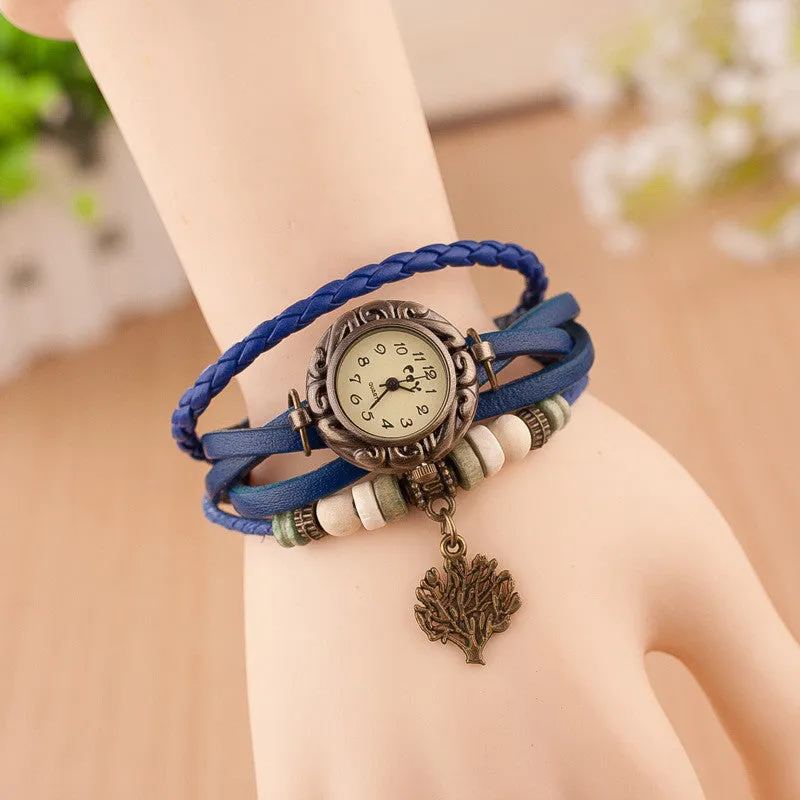 Retro Blessing Tree Multilayer Watch