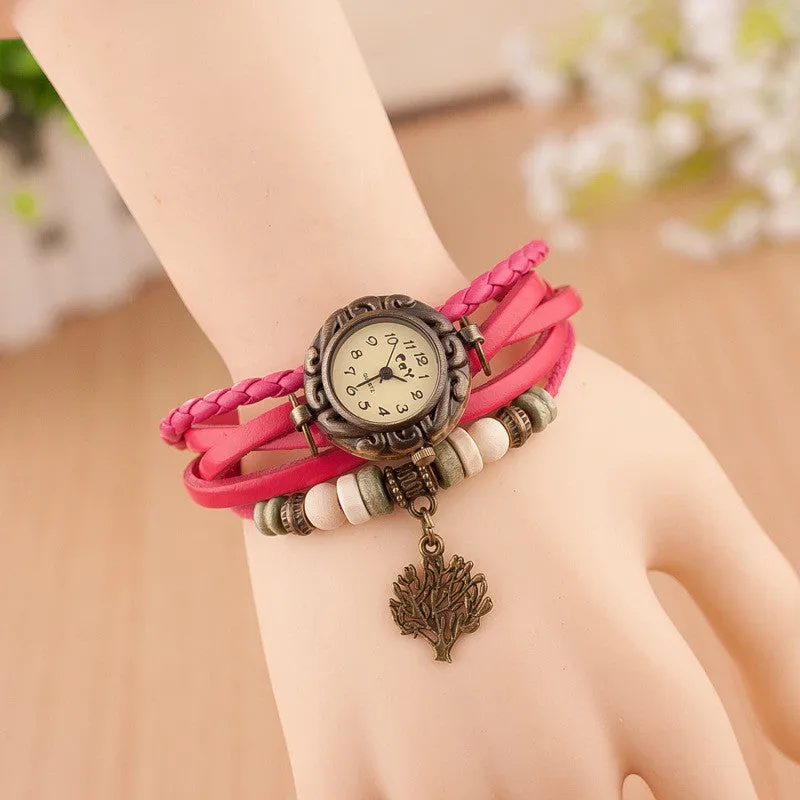 Retro Blessing Tree Multilayer Watch
