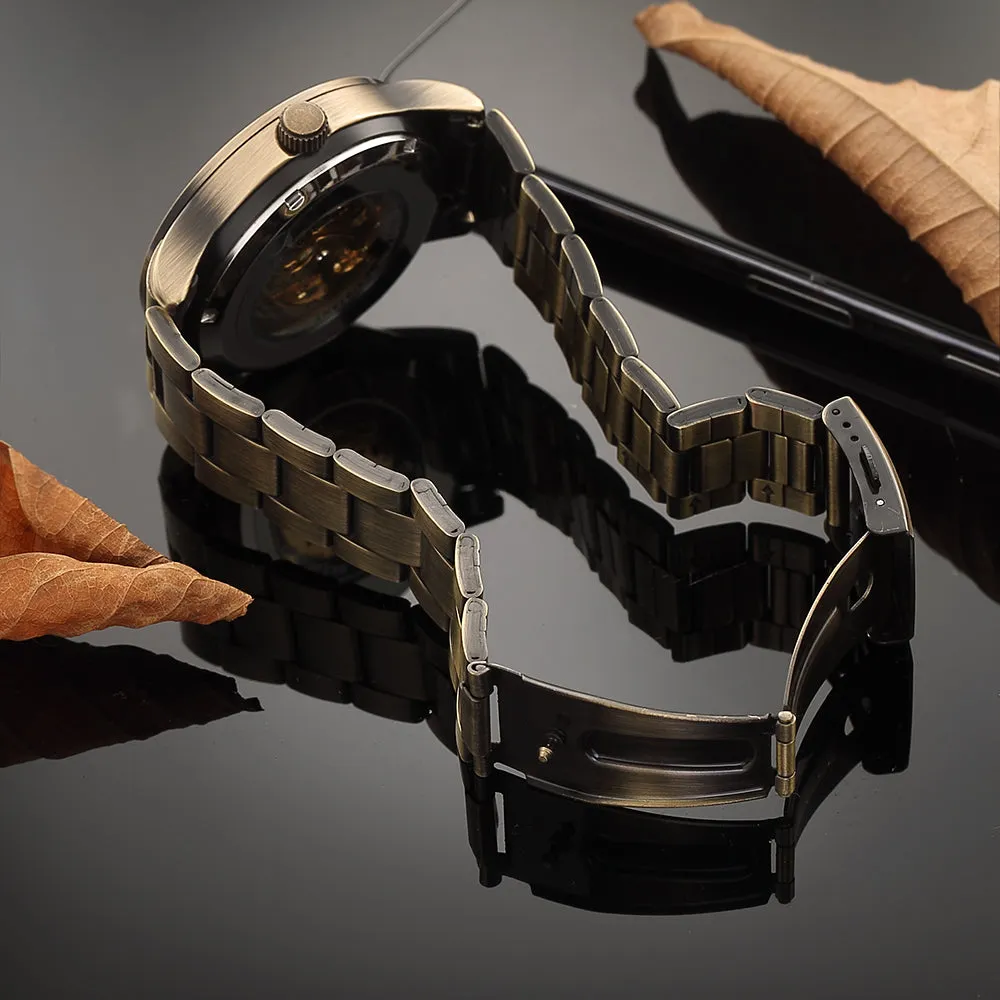 Retro Style Men Automatic Mechanical Watch