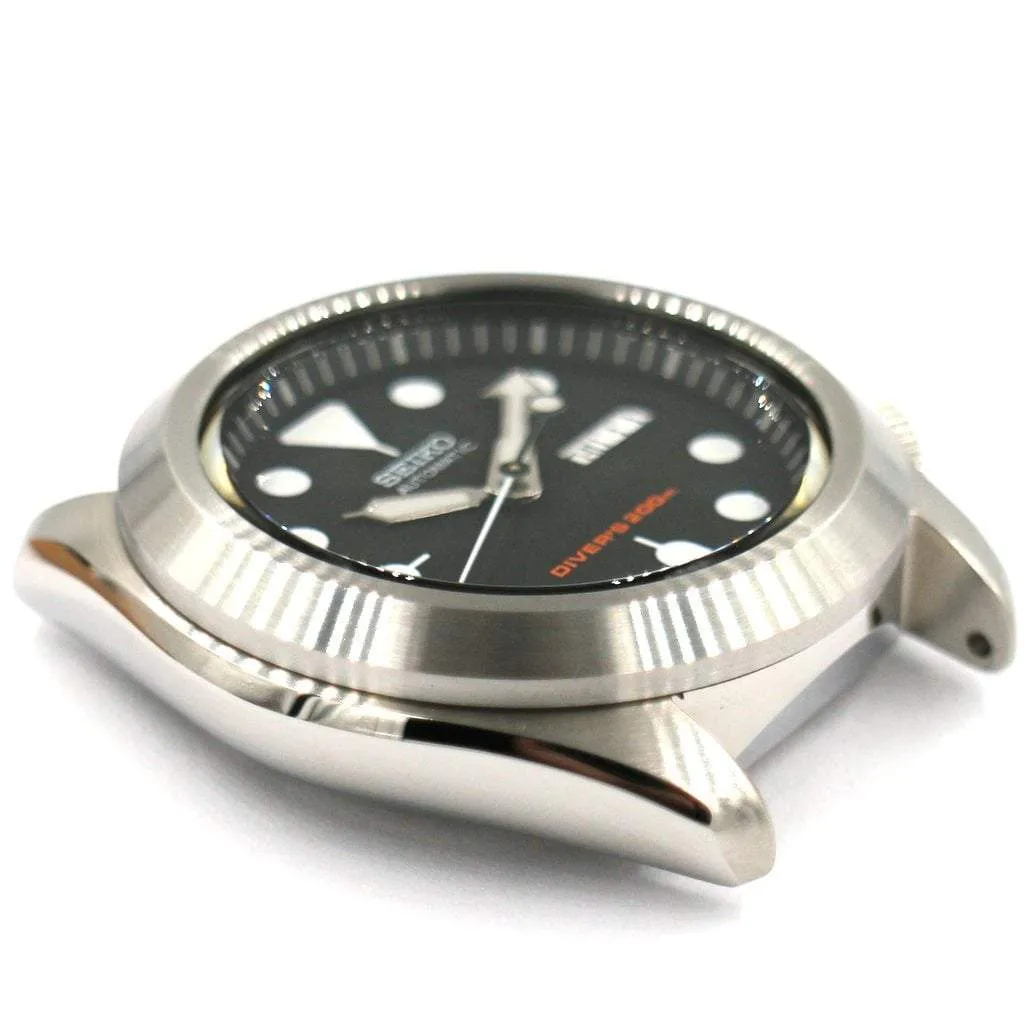 SKX007 The Pilot Bezel - Silver Brushed