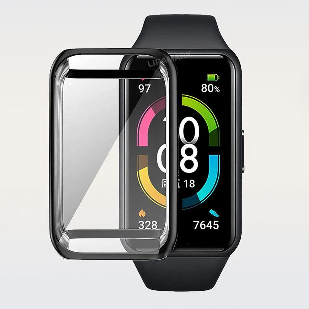 Smart Watch Silicone Full Cover With Frame Huawei Band 6