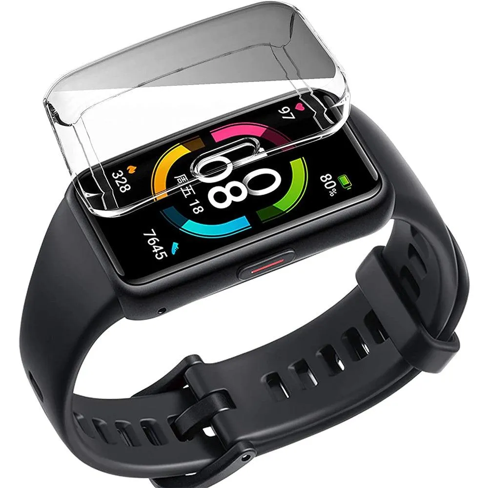 Smart Watch Silicone Full Cover With Frame Huawei Band 6
