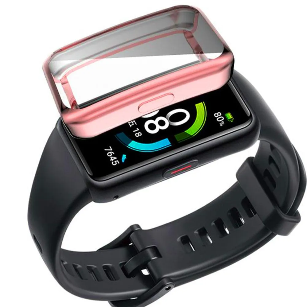 Smart Watch Silicone Full Cover With Frame Huawei Band 6